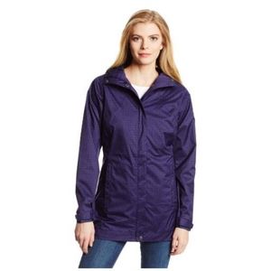 COLUMBIA Women's Purple Raincoat
